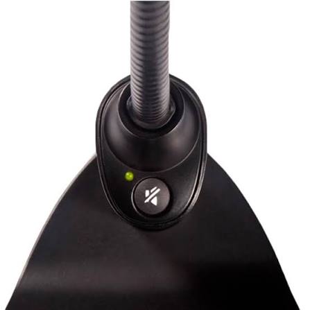 SHURE Gooseneck Cvg18drs-B/C COM BASE e BOTAO
