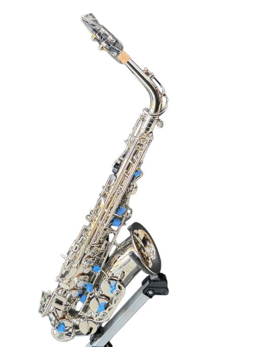 FONTAI SAX ALTO PRATA COM AZUL