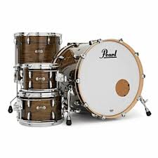 PEARL Bateria Acustica MP4 C MASTER (SHELL PACK NAO Acompanha Ferragem APENAS Tambores)