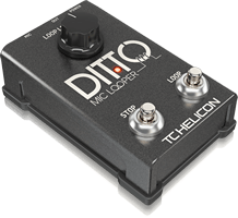 TC Helicon PEDAL VOCAL DITTO MIC LOOPER
