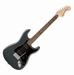 FENDER SQUIER AFFINITY SERIES STRATOCASTER HH LRL BPG CHARCOAL FROST METALLIC