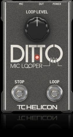 TC Helicon PEDAL VOCAL DITTO MIC LOOPER